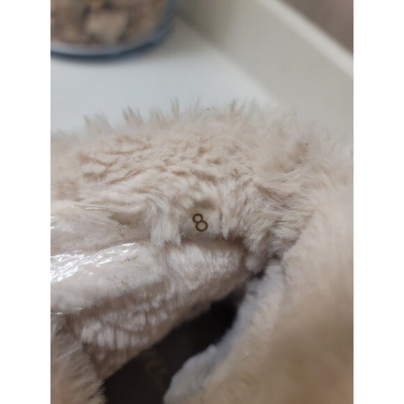 J Crew Women’s Brown Leather Faux Fur Nordic Winter Boots Crepe Soles Sz 8 - Picture 8 of 8